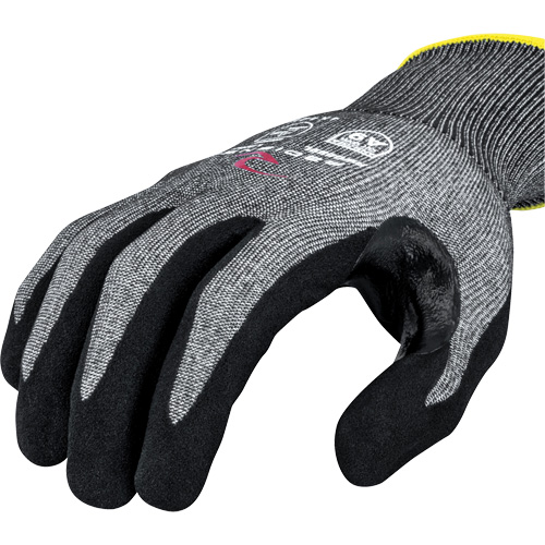 Radians RWG589M RWG589 Cut Protection Coated Gloves, Size Medium, 18 Gauge, Foam Nitrile Coated, HPPE Shell, ASTM ANSI Level A9/EN 388 Level F