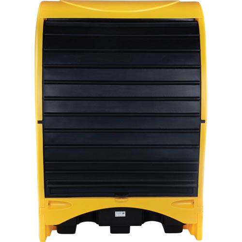 Zenith Safety Products SHO252 2-Drum Hard Cover Spill Pallet, 43.11" L x 61.61" W x 83.07" H, 1433 lbs. Load Capacity