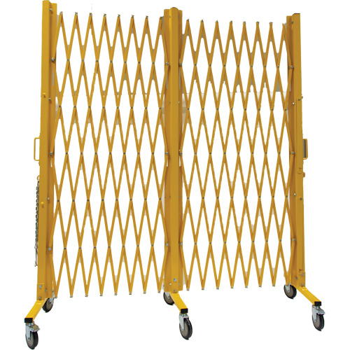 Produits de sécurité Zenith SHO321 Barri&egrave;re extensible, 84" h x 20' lo, Jaune
