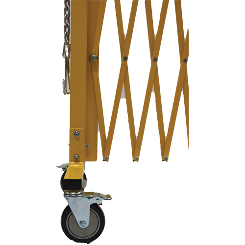 Produits de sécurité Zenith SHO321 Barri&egrave;re extensible, 84" h x 20' lo, Jaune