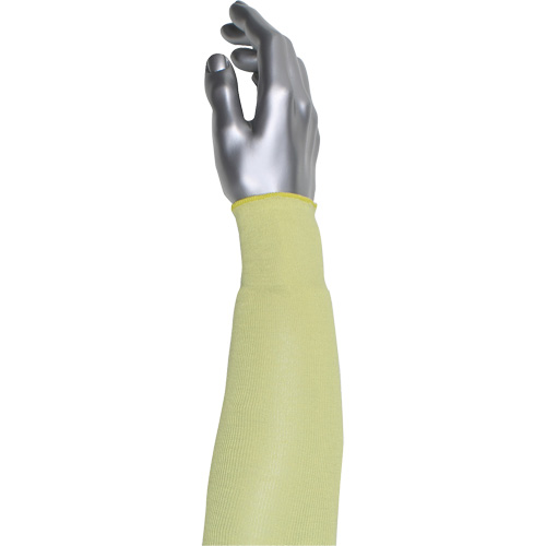 PIP Global Safety 10-AGS-10 Kut Gard&reg; Single-Ply Cut-Resistant Sleeve, Aramid/ATA&reg;, 10", ASTM ANSI Level A4, Yellow