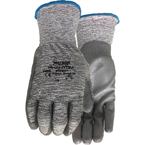Watson Gloves 369-XS 369 Stealth Phantom Gloves, Size X-Small, 13 Gauge, Polyurethane Coated, Stainless Steel/HPPE/Glass Fibre Shell, ASTM ANSI Level A4/EN 388 Level D