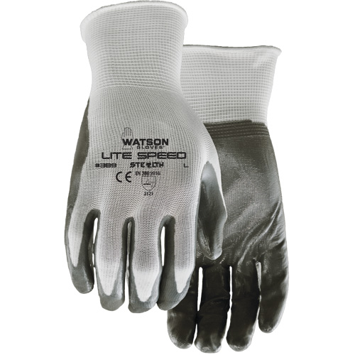 Watson Gloves 389-X 389 Stealth Lite Speed Gloves, X-Large, Nitrile Coating, Polyester Shell