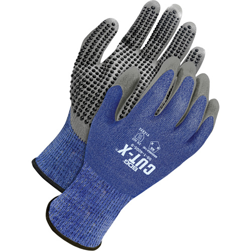 Bob Dale Gloves 99-1-4005-12 Gants r&eacute;sistant &agrave; la coupe pour le contact alimentaire Cut-X, Taille 12, Calibre 10, Rev&ecirc;tement Nitrile, Enveloppe en Aramide, ASTM ANSI niveau A5