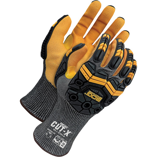 Bob Dale Gloves 99-1-9794-13 Gants antichocs r&eacute;sistants &agrave; la coupe pour &eacute;crans tactiles Cut-X, 13, Paume en Mousse de nitrile, Poignet &eacute;lastique