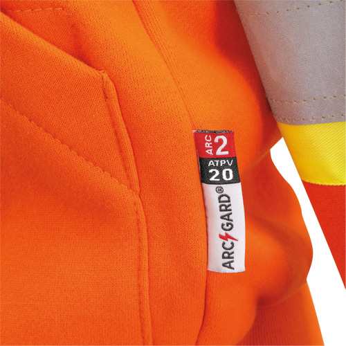 Pioneer V2571450-XS Heavyweight Safety Hoodie, Women's, X-Small, High Visibility Orange
