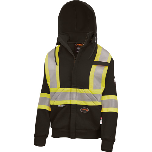 Pioneer V2571470-XS Chandail lourd avec capuchon, Femmes, T-petit, Noir