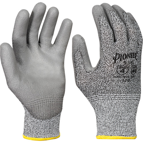 Pioneer V5011140-2XL Cut-Resistant Gloves, Size 2X-Large, 13 Gauge, Polyurethane Coated, ASTM ANSI Level A4
