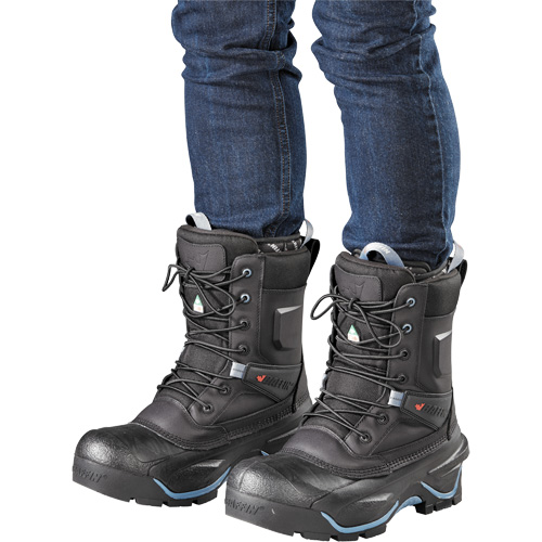 Baffin Technology 059781207887 Bottes de s&eacute;curit&eacute; Ice Crew pour hommes, Cuir, Semelle R&eacute;sistant aux perforations, Pointure 8