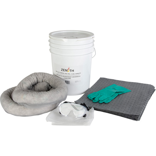 Zenith Safety Products SHP420 Premium Truck Spill Kit, Universal, Pail, 5 US gal. Absorbancy