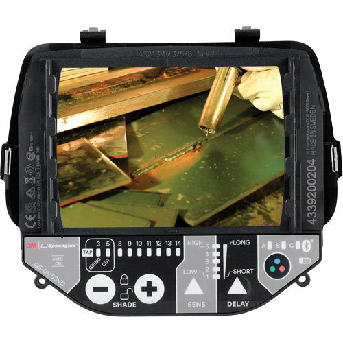 3M 46-0000-30VC Filtre auto-assombrissant &agrave; teinte variable Speedglas G5, 2-4/5" la x 4-1/4" h Champ de vision, Pour utilisation avec Casques G5-01 et G5-03