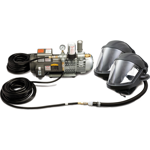 Walter Surface Technologies 9254-02 2-Worker MAXSHIELD&reg; Supplied Air Shield System