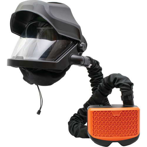 Walter Surface Technologies AP1K-M-X90VX PEAKAIR MAXSHIELD&reg; with Flip-Front & X90VX ADF Blower Kit, Facepiece Respirator, Lithium-Ion Battery