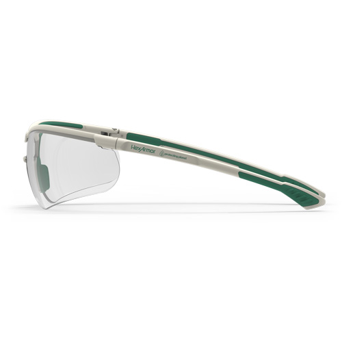 Hexarmor 11-15001-04PLNT VS250 Planet Series Safety Glasses, Clear Lens, Anti-Fog/Anti-Scratch, ANSI Z87+/Meets/Exceeds CSA Z94.3