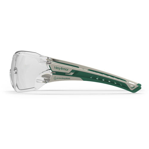Hexarmor 11-34001-02PLNT MX225 Planet Series Safety Glasses, Clear Lens, Anti-Fog/Anti-Scratch, ANSI Z87+/Meets/Exceeds CSA Z94.3