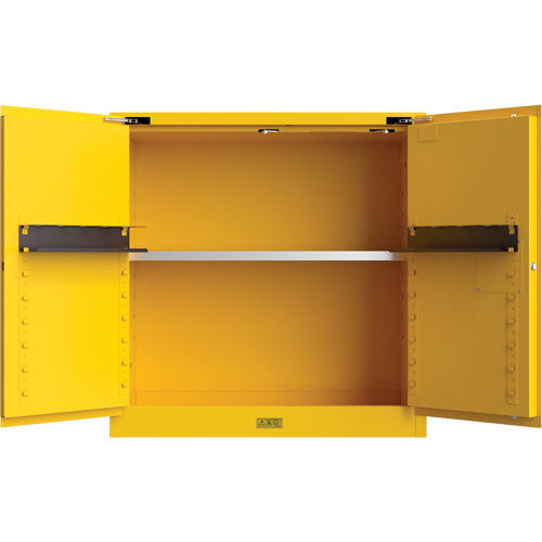 Justrite U893020 Utili-Guard+ Flammable Safety Cabinet, 30 gal., 1 Door, 43" W x 44" H x 22" D