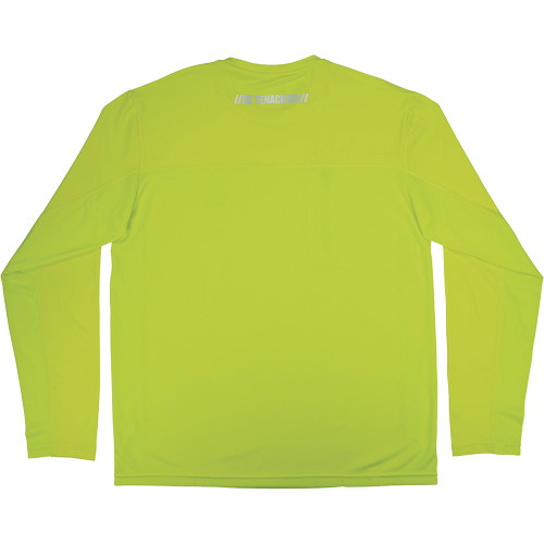 Ergodyne 12142 Chill-Its 6689 Cooling Long Sleeve Sun Shirt with UV Protection, High-Visibility Lime-Yellow, Small