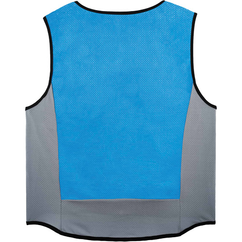 Ergodyne 12698 Veste de refroidissement &eacute;vaporatif Chill-Its 6667 avec fermeture &agrave; glissi&egrave;re, 4T-Grand, Bleu