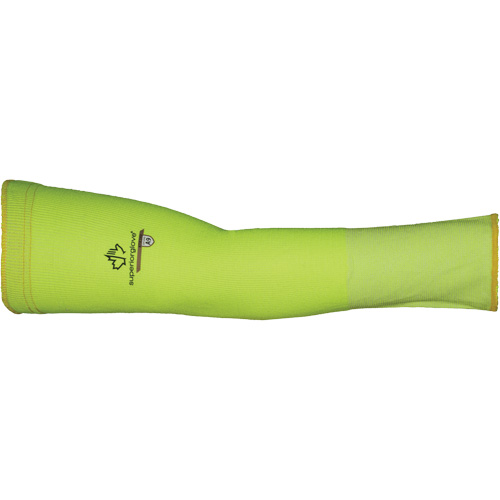 Superior Glove Works Ltd. KTX1HV12TH-L Manches r&eacute;sistantes &agrave; la coupe Max - grand, TenActiv, 12", ASTM ANSI niveau A9, Lime haute visibilit&eacute;