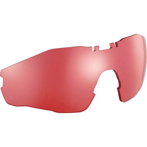 Bollé Safety MY6EST04W MY6 Safety Glasses Replacement Lens, Anti-Fog/Anti-Scratch, SCT-Vermillion, MY6