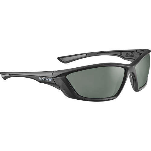 Bollé Safety 40139 SWAT Ballistic Protection Safety Glasses, Grey Lens, Anti-Fog/Anti-Scratch/Polarized, ANSI Z87+