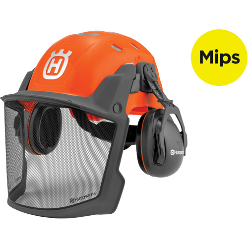 Husqvarna 537644802 Casque forestier technique avec syst&egrave;me de s&eacute;curit&eacute; MIPS