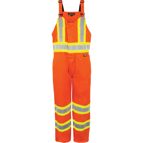 Barry & Boulerice 11-6582-OR2XL High-Visibility Unlined Overalls, 2X-Large, High Visibility Orange