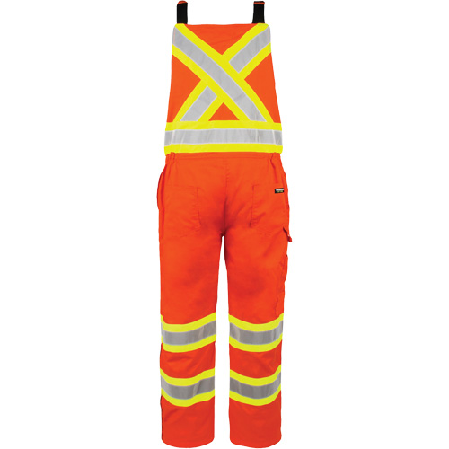 Barry & Boulerice 11-6582-OR2XL High-Visibility Unlined Overalls, 2X-Large, High Visibility Orange
