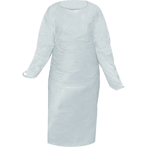 Ronco 31-100 Blouse CoverMe avec passe-pouces, Taille unique, Blanc, Poly&eacute;thyl&egrave;ne