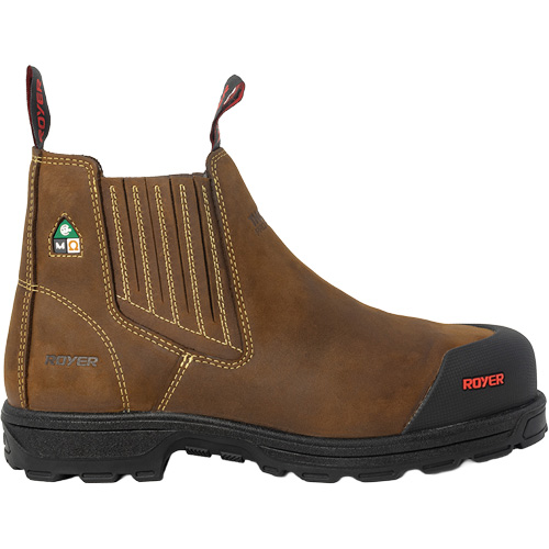L.P. Royer Inc. 5639GX-10.5 Bottes de s&eacute;curit&eacute; Romeo Thorax, Cuir, Taille 10-1/2, Imperm&eacute;able