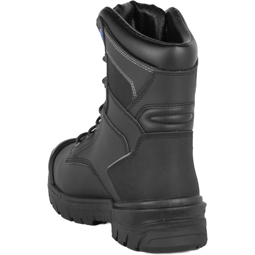  SHQ458 Bottes de travail imperm&eacute;ables pour foreur avec protecteur m&eacute;tatarsien flexible, Cuir, Taille 4, Imperm&eacute;able