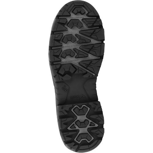  SHQ458 Bottes de travail imperm&eacute;ables pour foreur avec protecteur m&eacute;tatarsien flexible, Cuir, Taille 4, Imperm&eacute;able