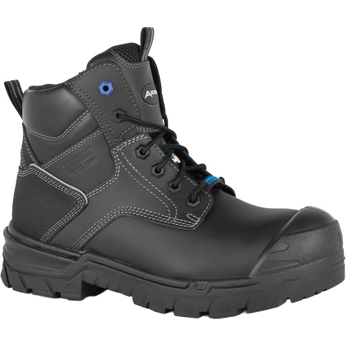  SHQ489 Dozer Waterproof Work Boots with Flexible Internal Metguard, Leather, Size 15, Impermeable
