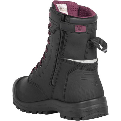  SHQ523 Women's Work Boots with Internal Flexible Metguard, Leather, Steel Toe, Size 10, Impermeable