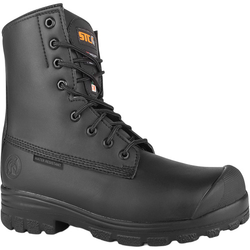  SHQ528 Keep Vegan Microfiber Work Boots, Synthetic Leather, Steel Toe, Size 6, Impermeable
