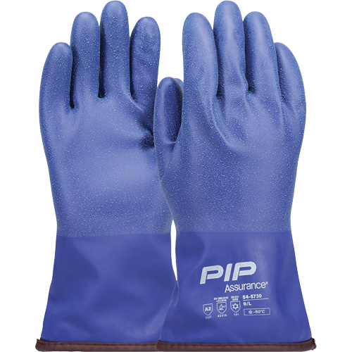 PIP Global Safety 54-5730/7 Gants de protection contre le froid avec rev&ecirc;tement en polyur&eacute;thane Assurance, Taille 7