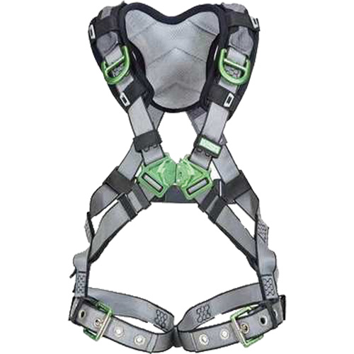 MSA 10194972 V-FIT Full Body Safety Harness, CSA Certified, Class AEP, X-Small, 400 lbs. Cap.