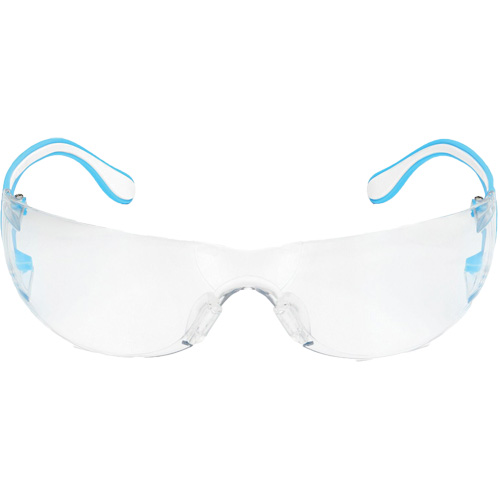 Moldex 5003C-2 Adapt Lite Blue/White Safety Glasses, Clear Lens, Anti-Fog/Anti-Scratch, ANSI Z87+/Meets/Exceeds CSA Z94.3