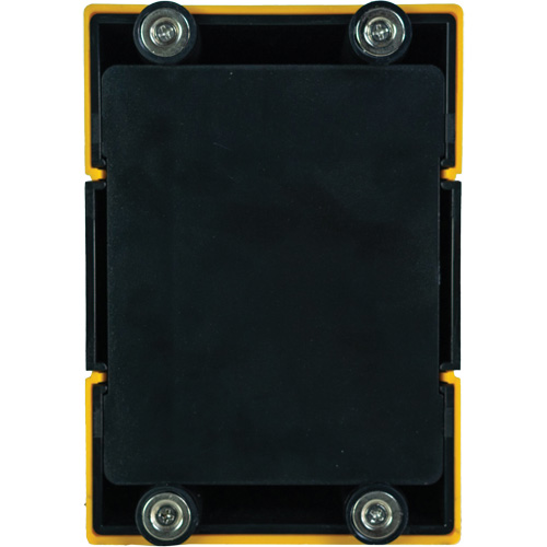 Esco 50185 Syst&egrave;me de barri&egrave;re de s&eacute;curit&eacute; HAZLOK, Plastique, Fixation magn&eacute;tique, 30', Ruban Noir et jaune