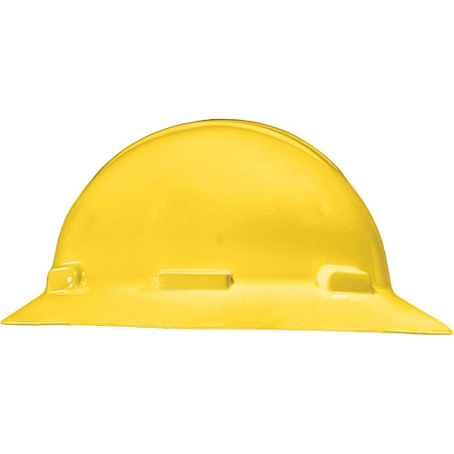 Dentec 14LIDFR1-YEL LIDGUARD&reg; Full Brim Hardhat, Meets CSA Type 1, Ratchet Suspension, Vented