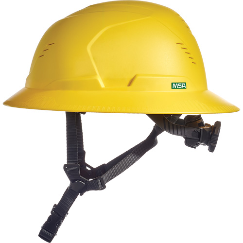 MSA 10250583 Casque de s&eacute;curit&eacute; &agrave; bord complet V-Gard H2, Suspension Rochet, Ventil&eacute;