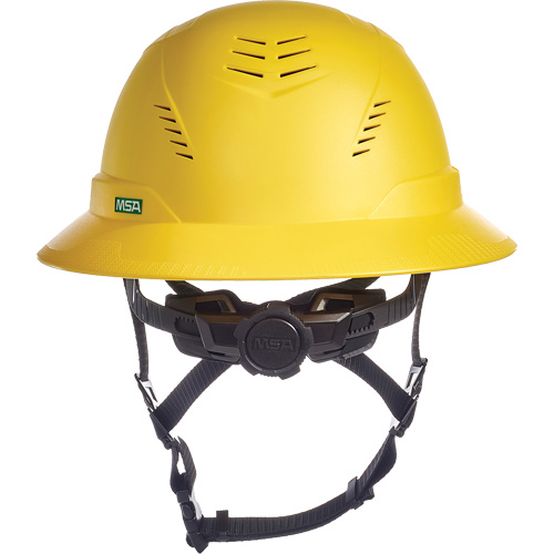 MSA 10250583 Casque de s&eacute;curit&eacute; &agrave; bord complet V-Gard H2, Suspension Rochet, Ventil&eacute;
