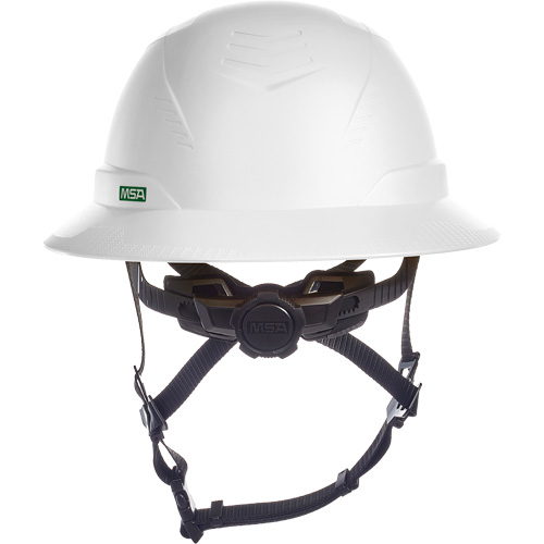 MSA 10250593 Casque de s&eacute;curit&eacute; &agrave; bord complet V-Gard H2, Suspension Rochet, Non ventil&eacute;