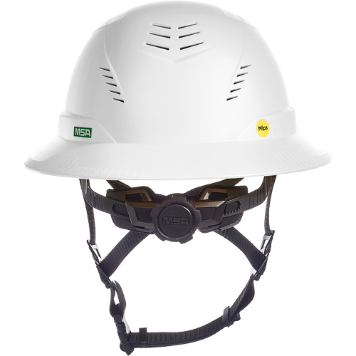 MSA 10250605 Casque de s&eacute;curit&eacute; &agrave; bord complet V-Gard H2 avec syst&egrave;me de s&eacute;curit&eacute; Mips, Suspension Rochet, Ventil&eacute;
