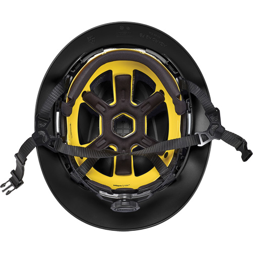MSA 10250606 V-Gard H2&reg; Full Brim Safety Helmet with Mips&reg; Safety System, Ratchet Suspension, Vented