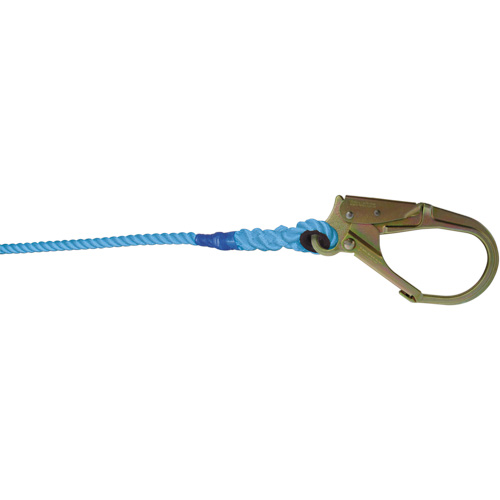 Tractel GS200NH Cordage de s&eacute;curit&eacute; Superline avec cosse en nylon & mousqueton verrouillable de 2-1/4"