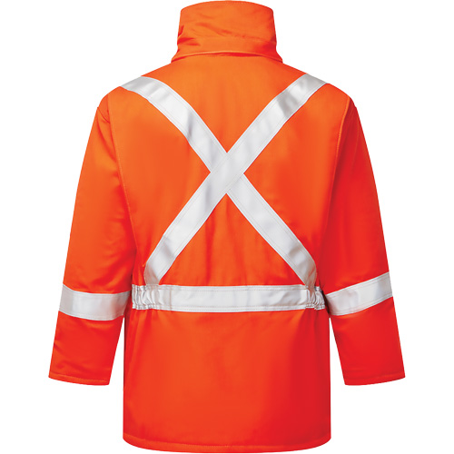 IFR Workwear ASO515-4XLT Parka isol&eacute; de 9 oz Haute visibilit&eacute; Avenger, style 515, Hommes, 4T-Grand (grande taille), Orange