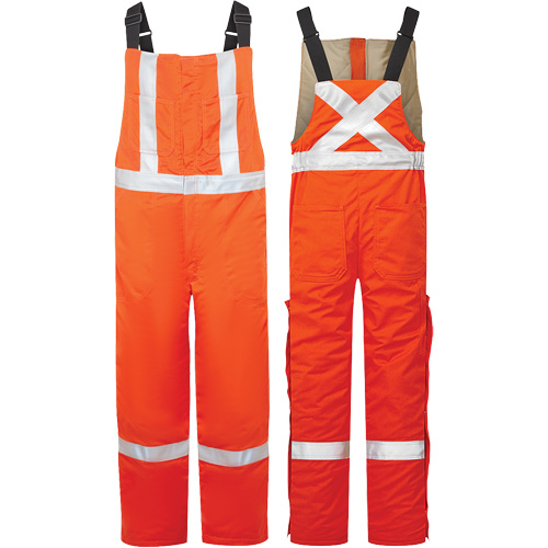 IFR Workwear ASO525-XLT Salopette isol&eacute;e haute visibilit&eacute; de 9 oz Avenger, style 525, Hommes, T-Grand (grande taille), Orange