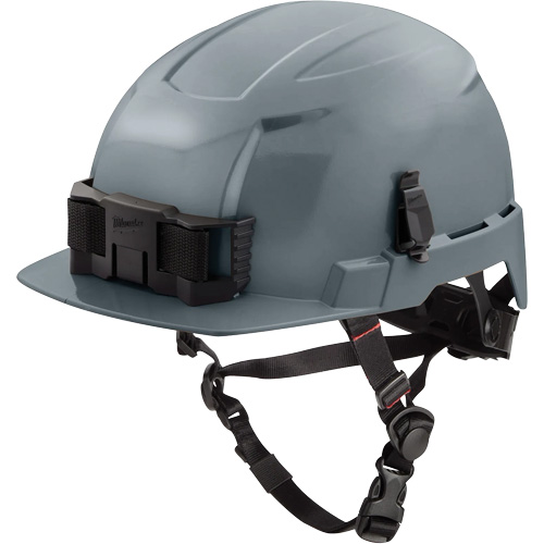 Milwaukee 48-73-1337 Casque de s&eacute;curit&eacute; &agrave; rebord avant BOLT, Suspension Rochet, Non ventil&eacute;