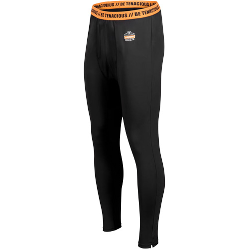 Ergodyne 40836 Lightweight Base Layer Pants, Men's/Women's, 2X-Large, Black